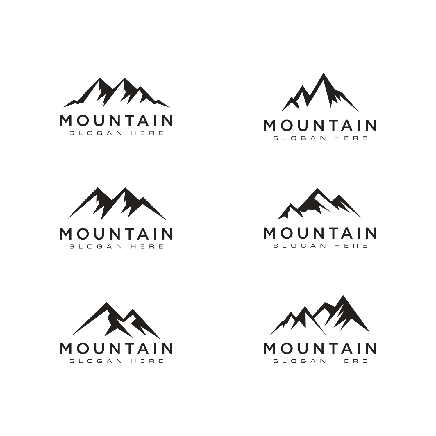 Logo Mountain Set Design cover image.