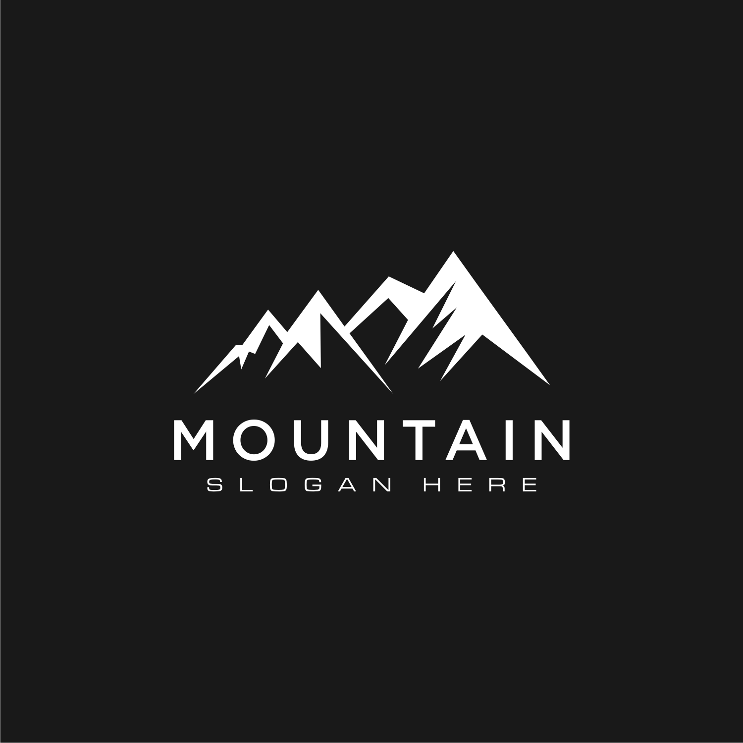 Logo Mountain Set Design