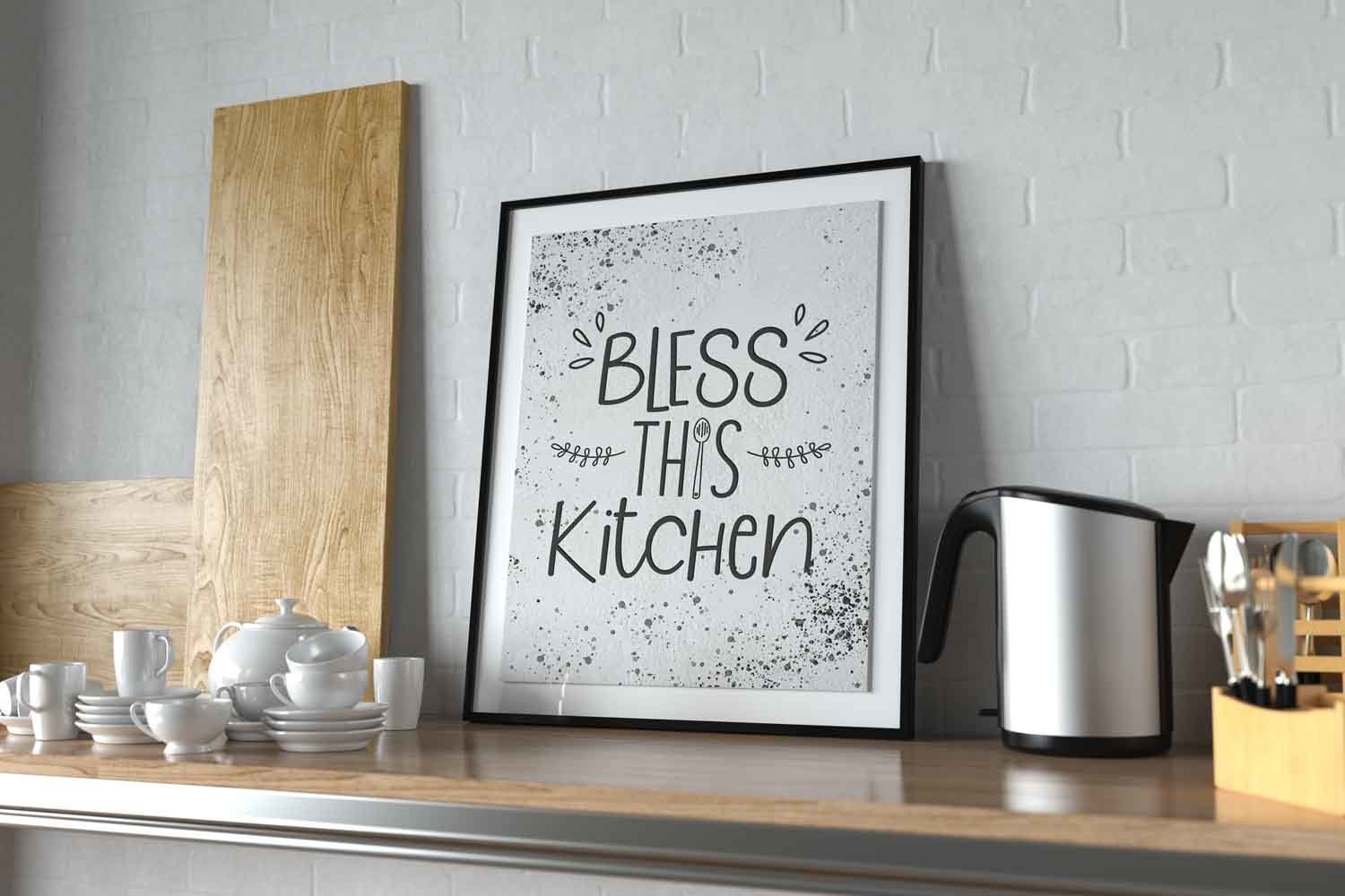 Nice simple poster for kitchen.