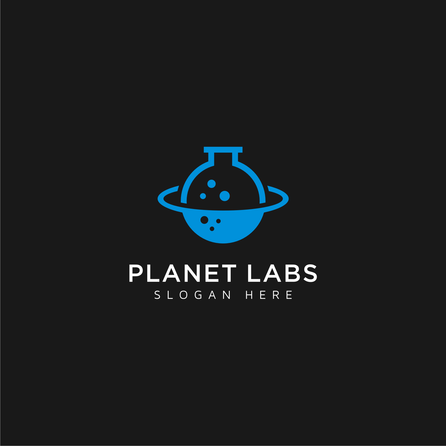 Creative Planet Orbit Labor Lab Abstract Logo Design.