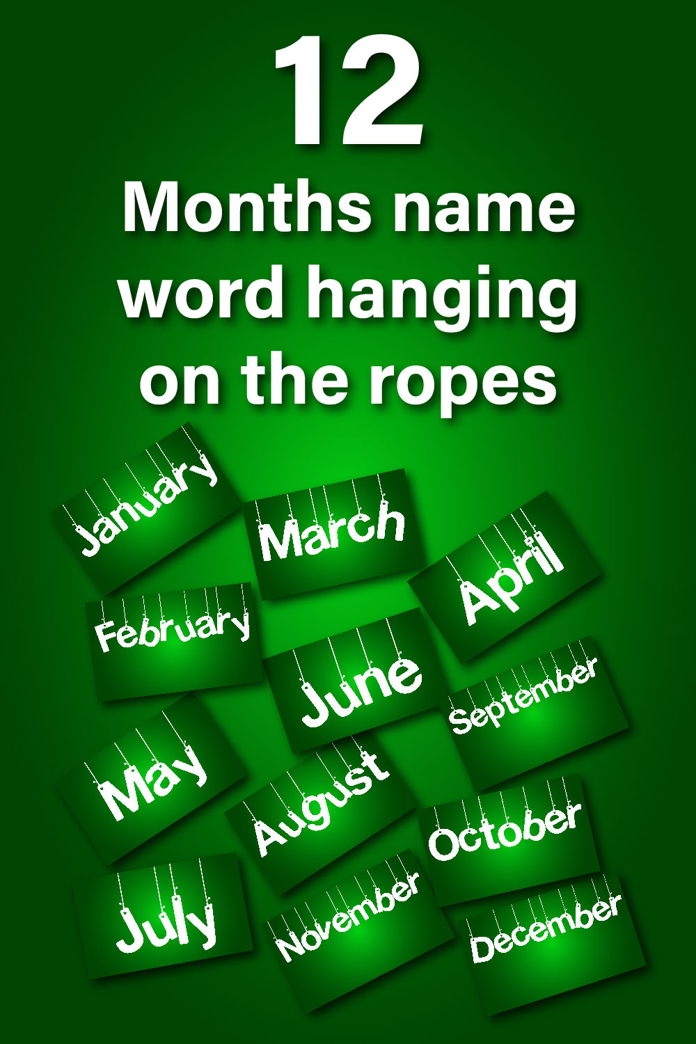 12 months name word hanging on the ropes preview image 03 1