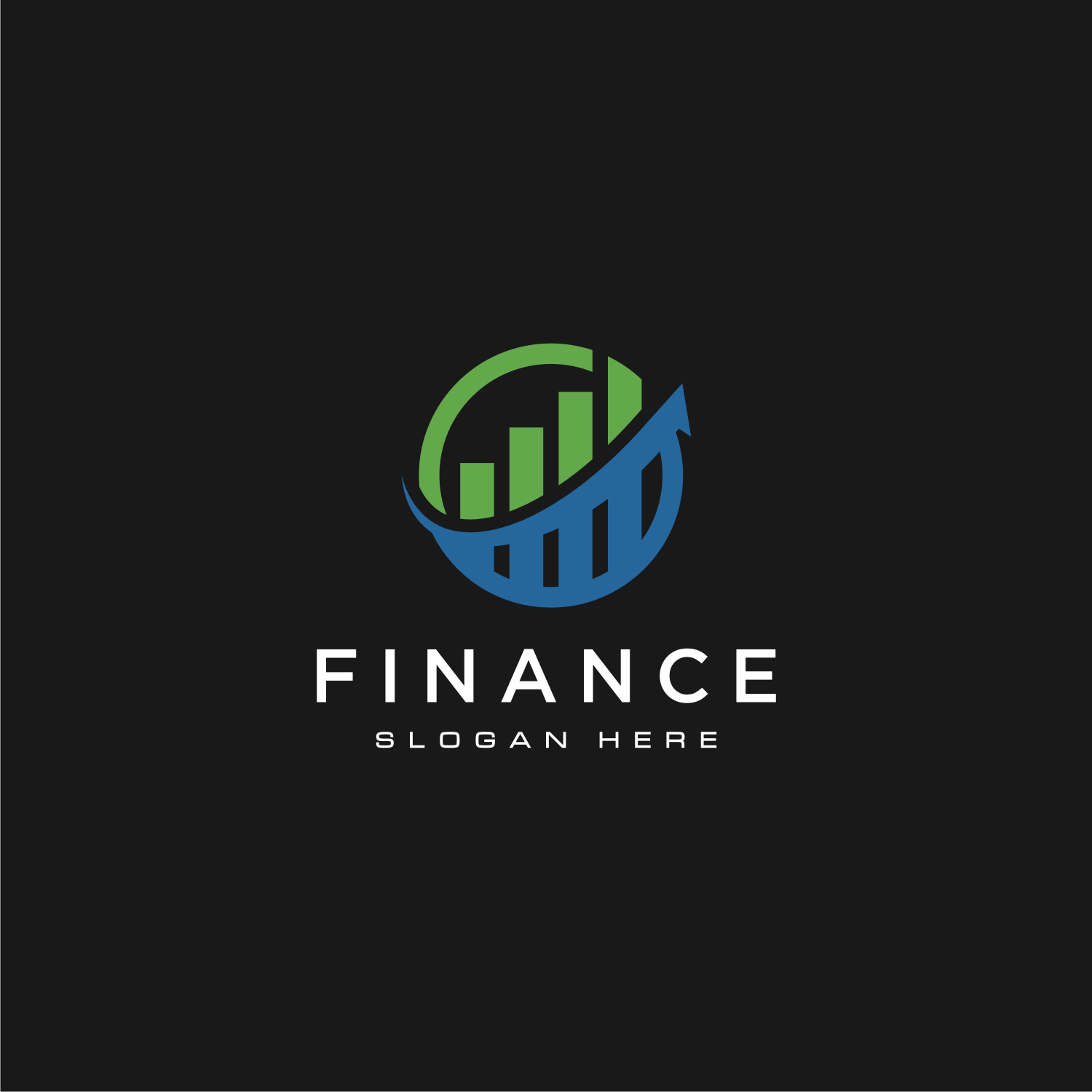 Business Finance Beautiful Logo Template Vector Icon Design Black Style.