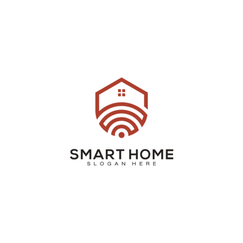 set of Smart home tech logo with line art style logo - MasterBundles