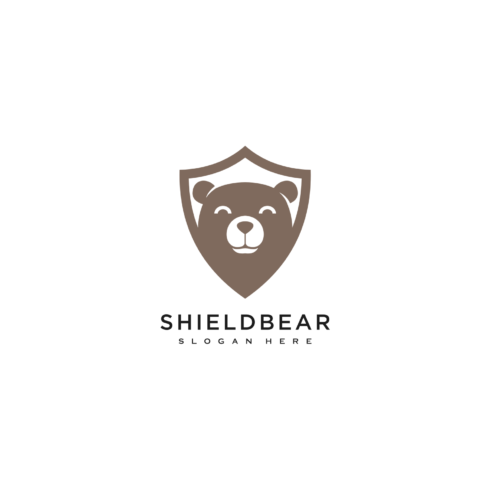 Bear Shield Head Logo Vector cover image.
