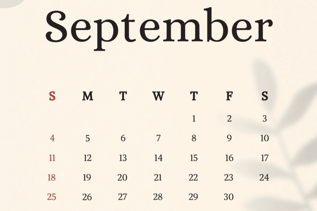 40+ Printable September Calendars 2022: Free & Premium