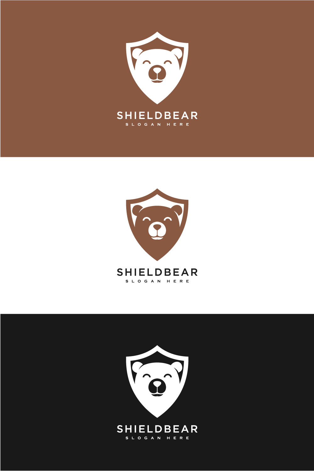Bear Shield Head Logo Vector pinterest.