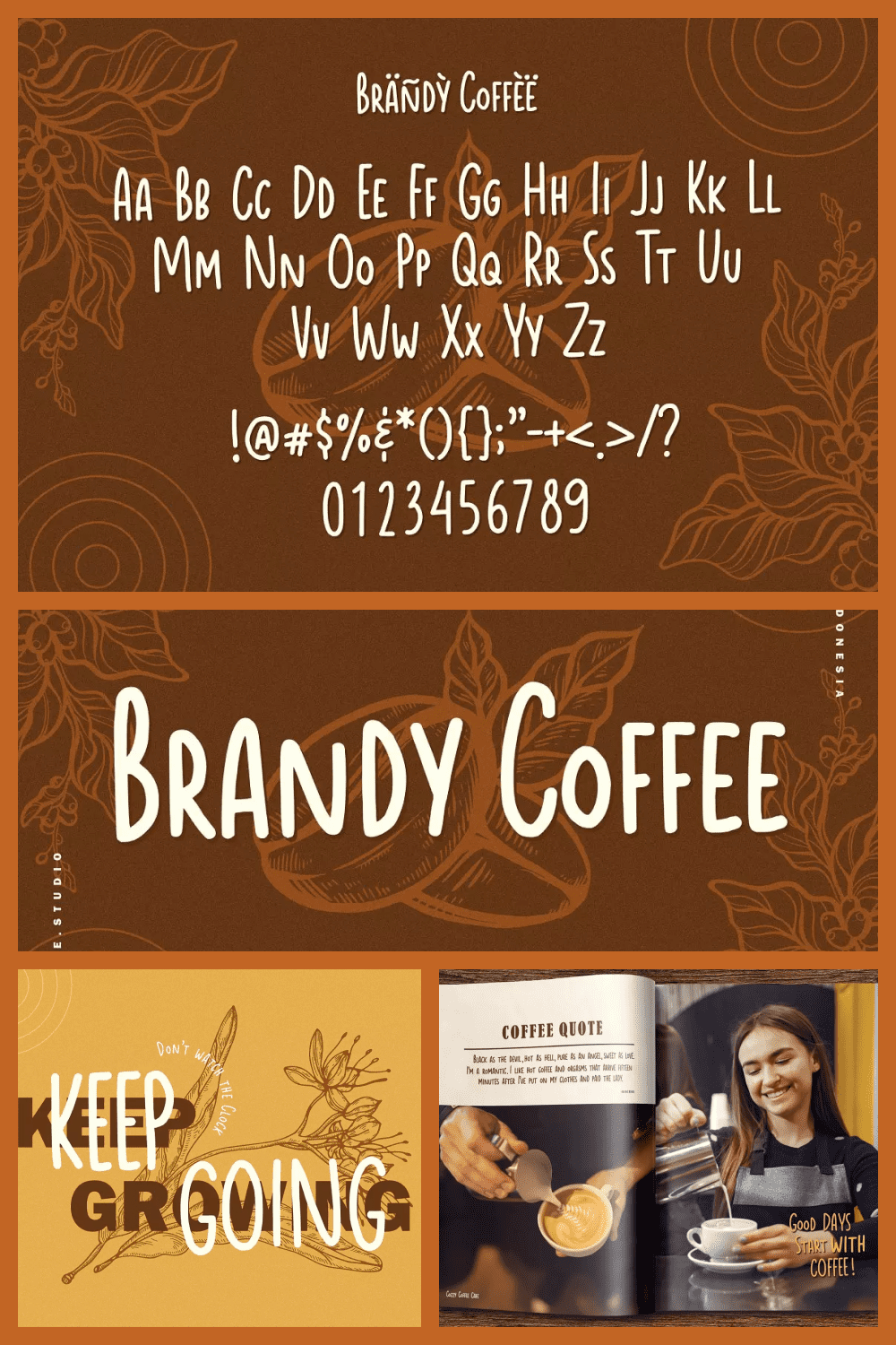 Brandy Coffee Font.