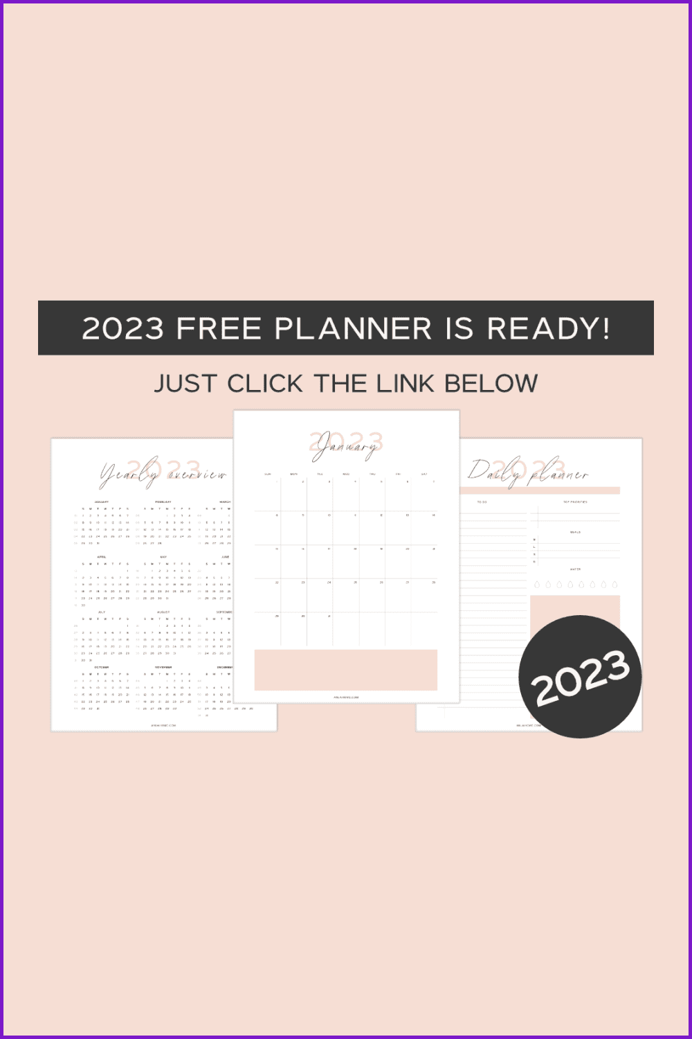 Free Printable Planner 2022 Pdf.