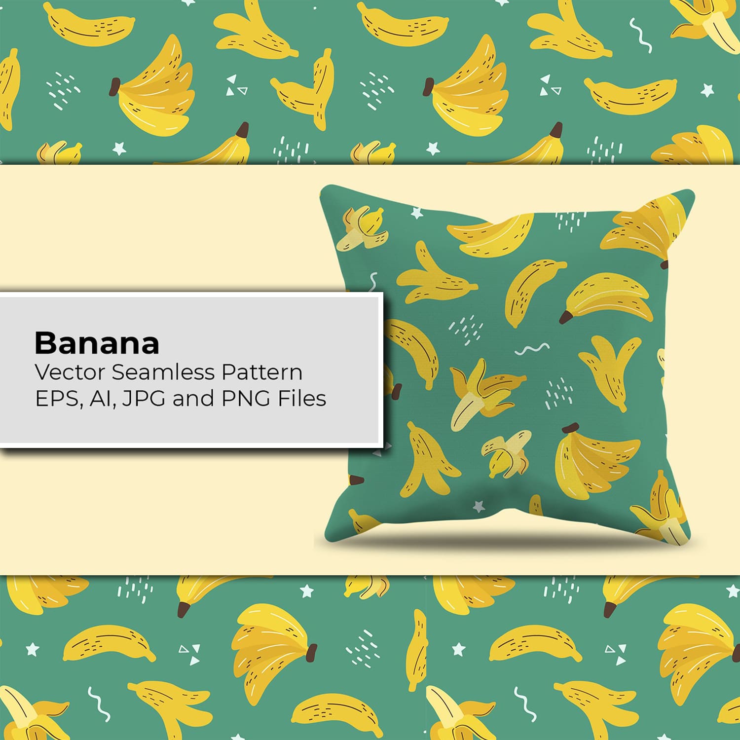 Banana | Seamless Pattern cover.