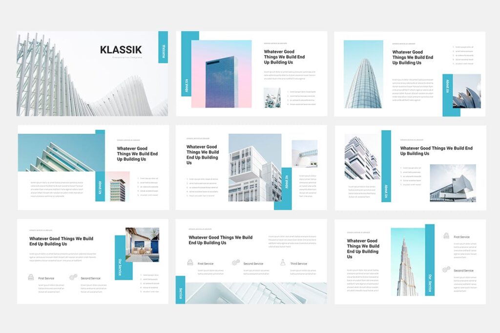 Klassik - Architecture Powerpoint Template – MasterBundles