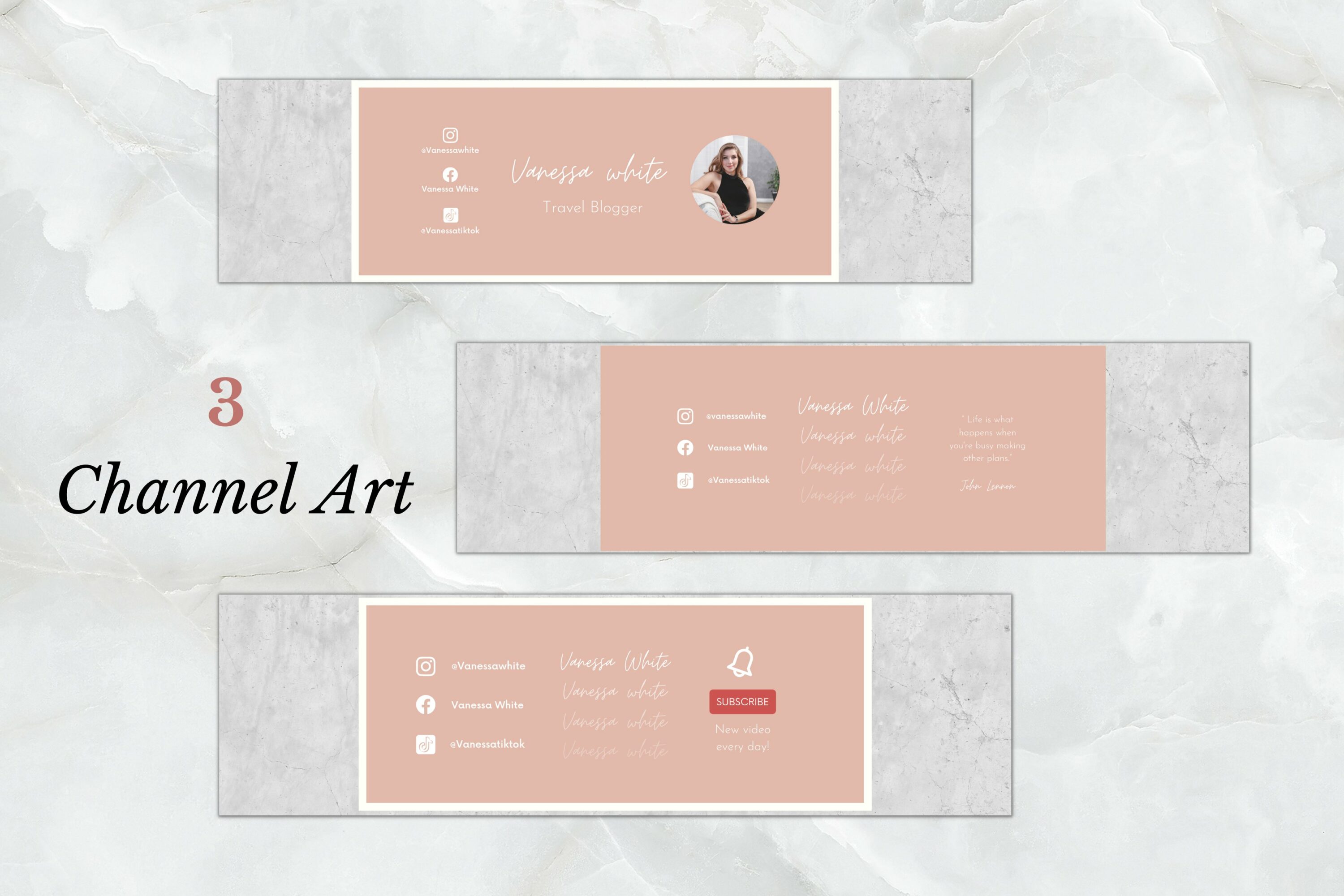 Pastel template for your youtube.