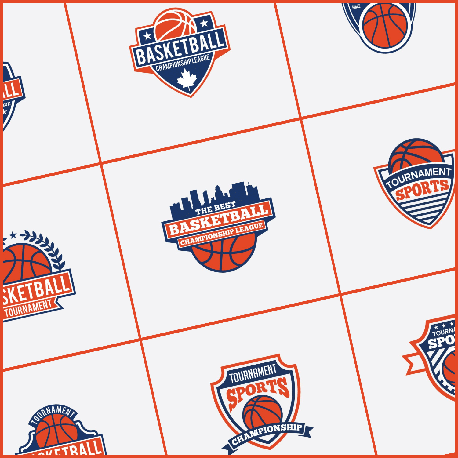 BASKETBALL BADGE & LABELS VOL1 cover.