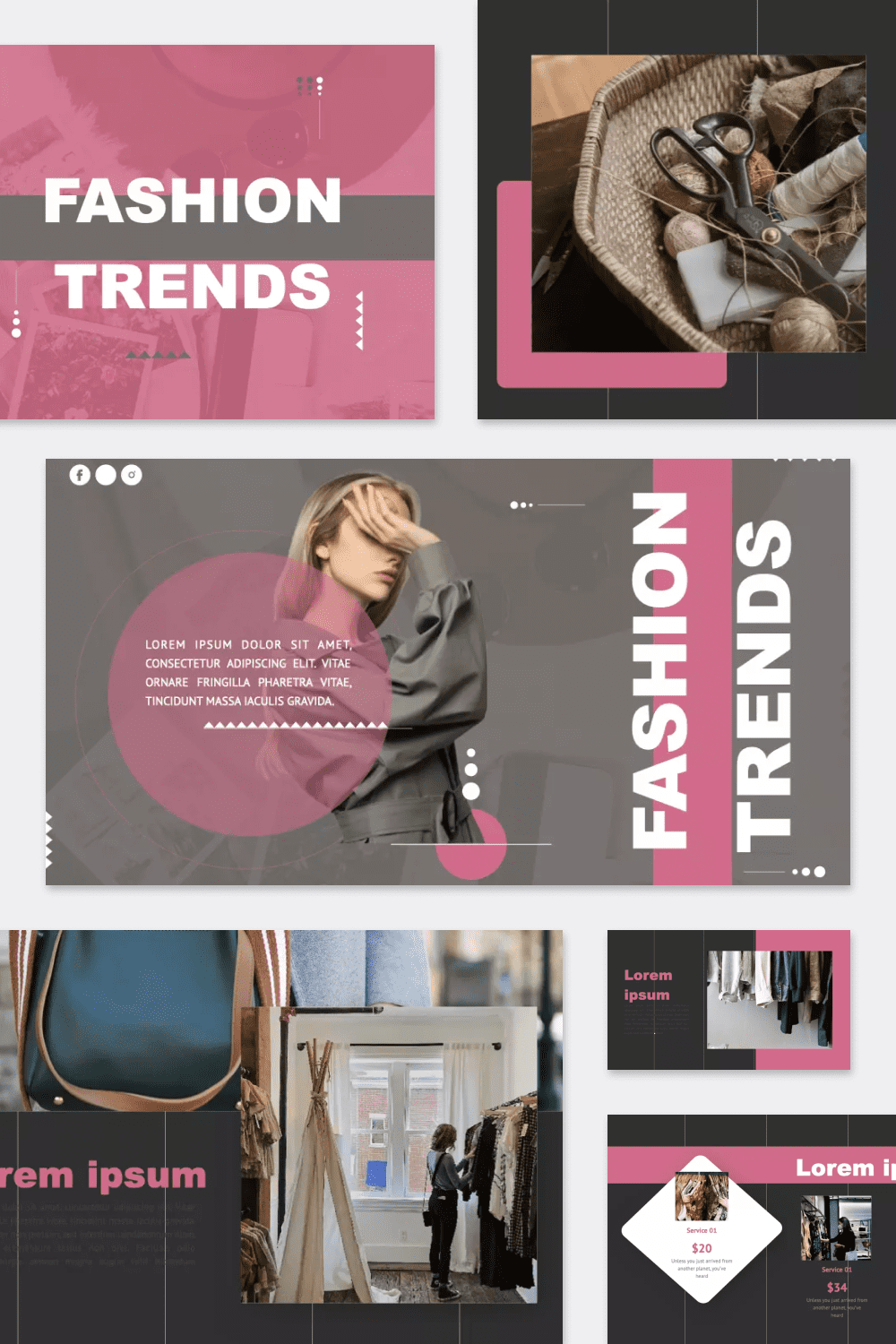 Fashion Trends Presentation Template.