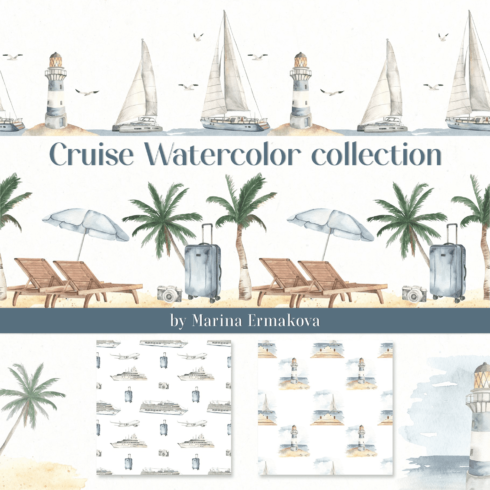 Cruise Watercolor collection.