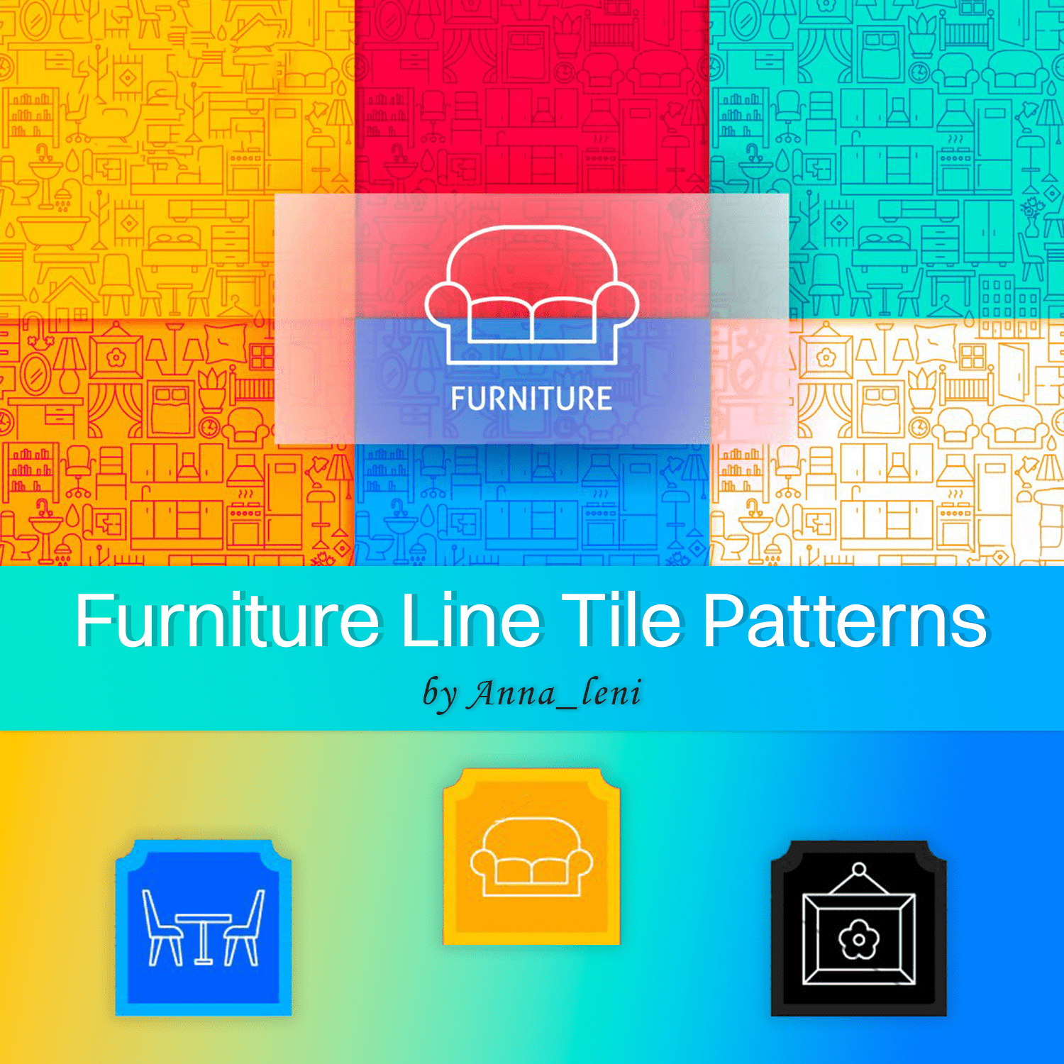 Furniture Line Tile Patterns.