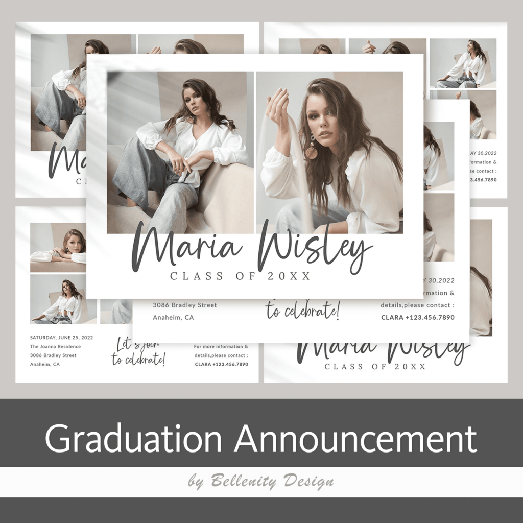 23 Graduation Announcement Templates 2024 MasterBundles   2.graduation Announcement 1500x1500 1024x1024 