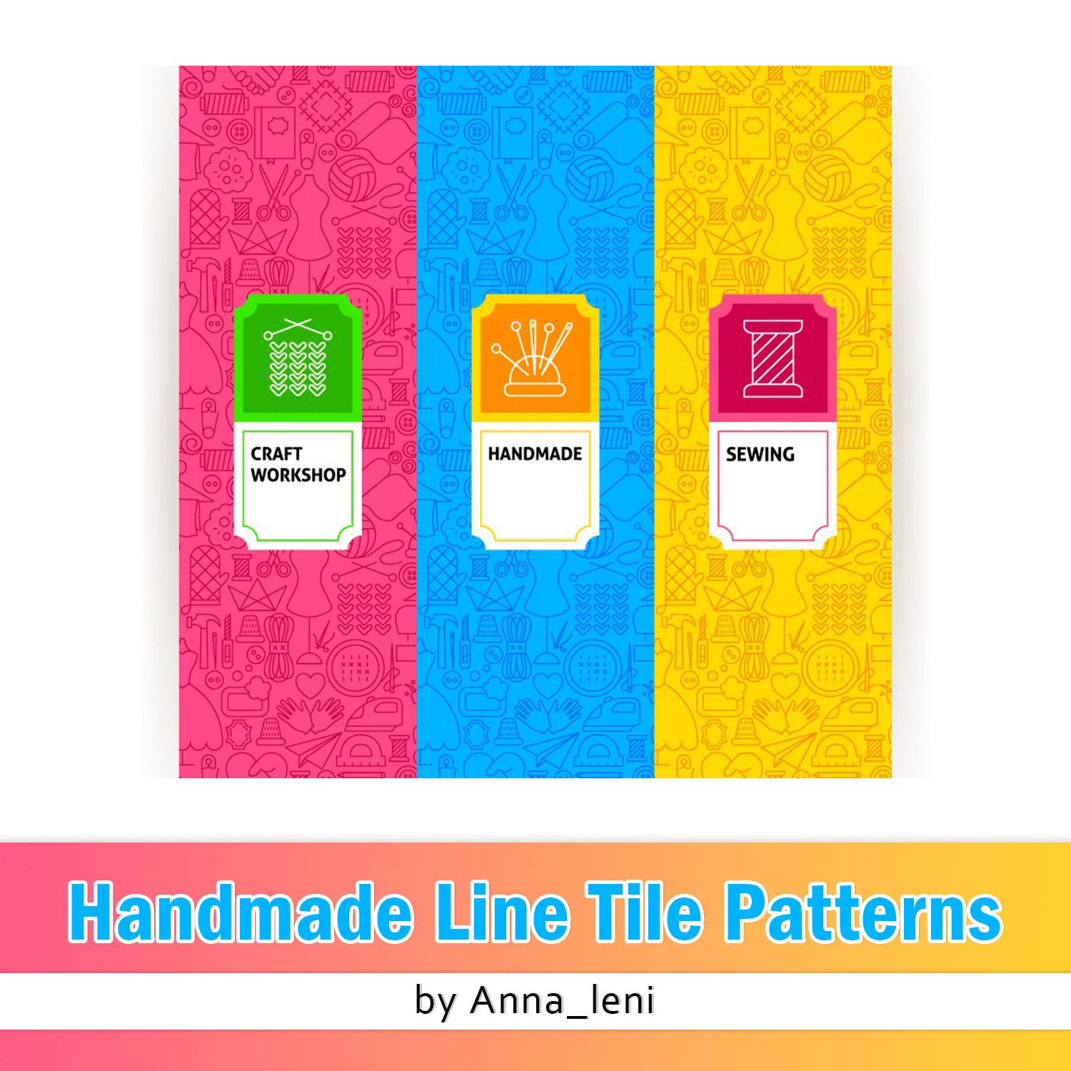 Handmade Line Tile Patterns cover.