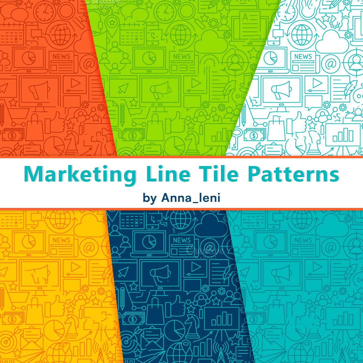 Marketing Line Tile Patterns.