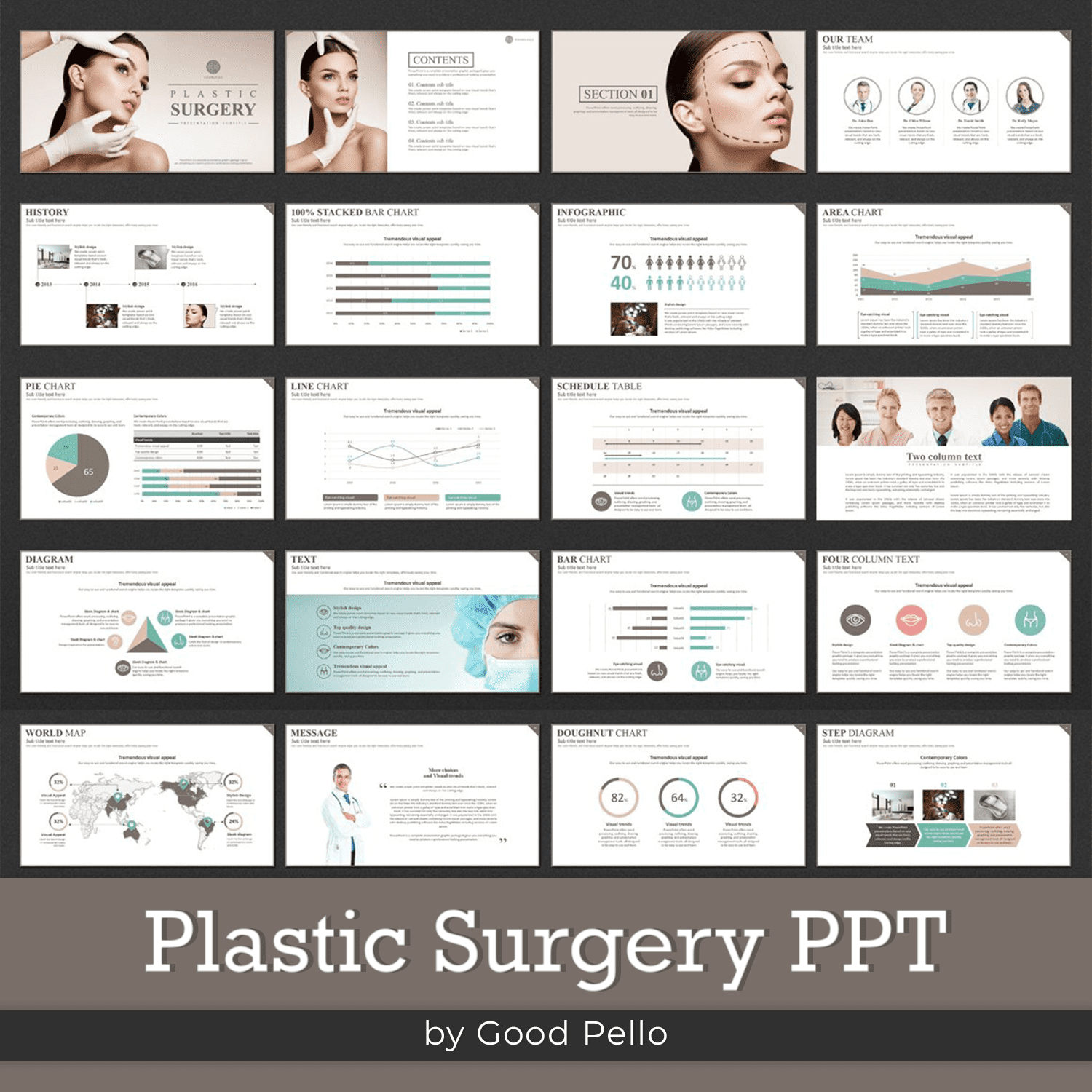Plastic Surgery PPT cover.