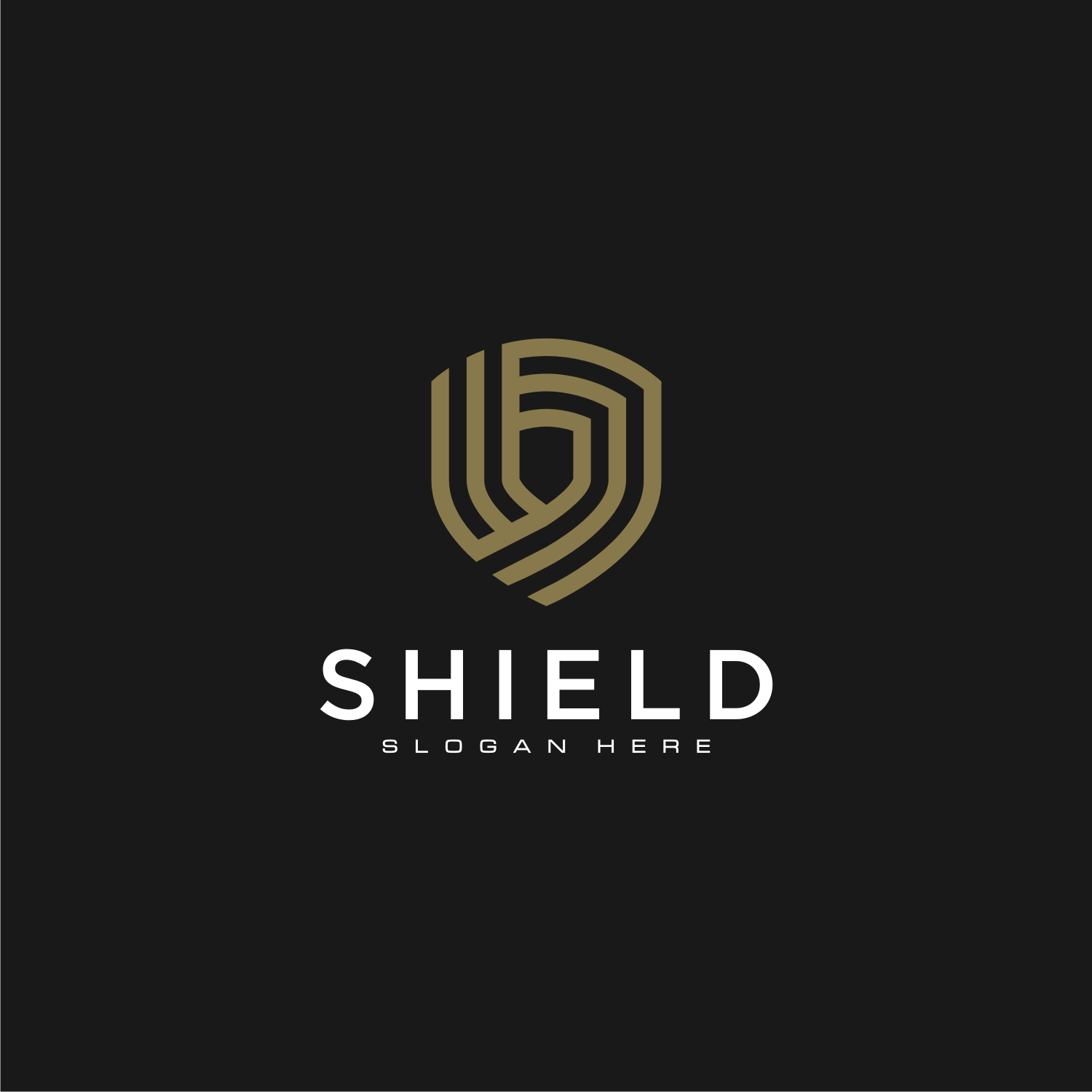Security Shield Logo Vector Premium
