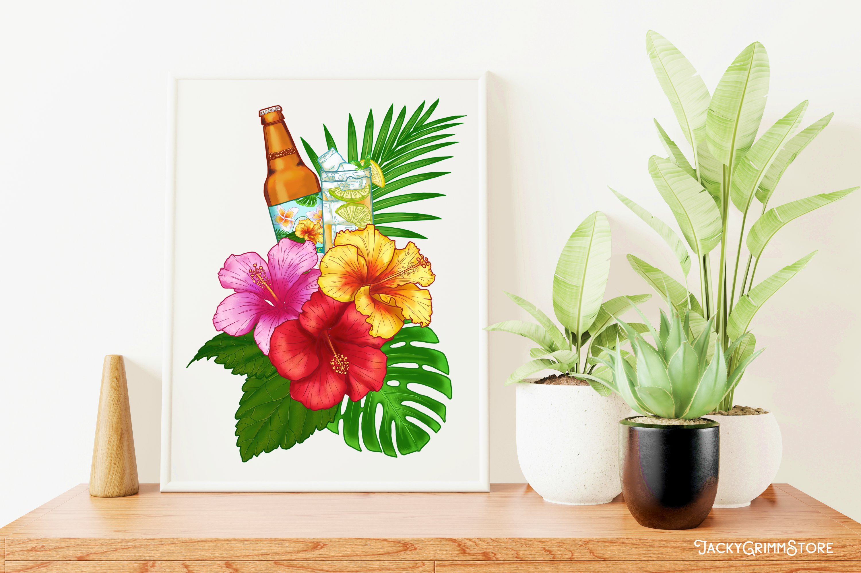 Tropical poster.