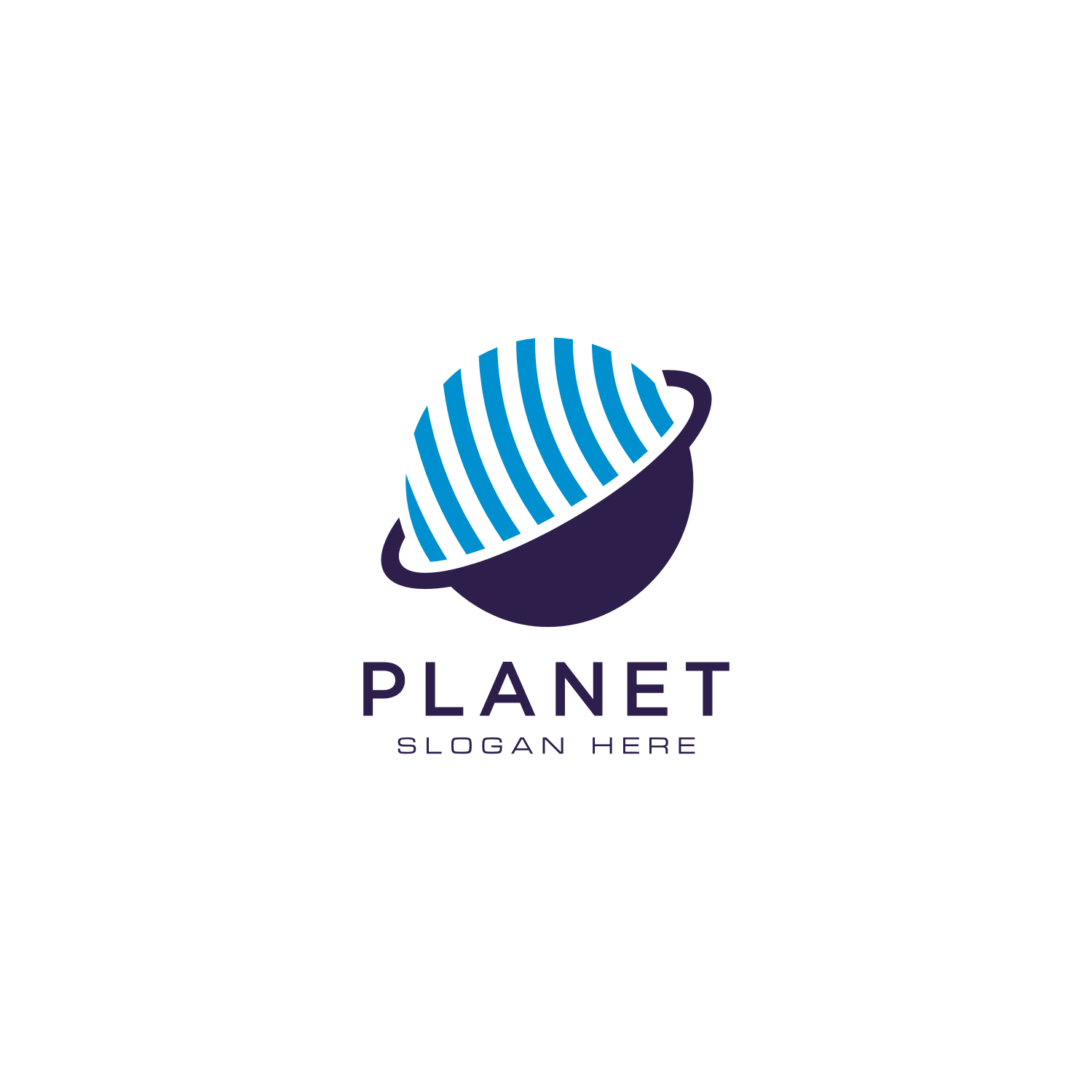 Creative Planet Orbit Abstract Logo Design