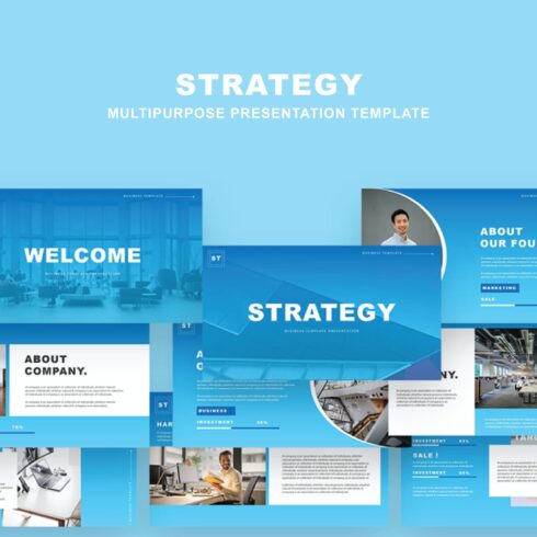 Strategy Corporate Powerpoint Template PPTX | Master Bundles