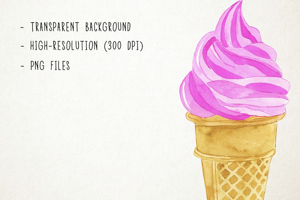 So tasty pink ice cream.