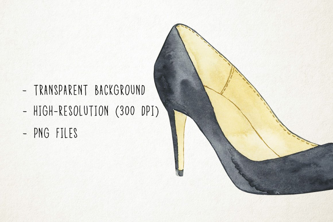 Elegant women shoes.