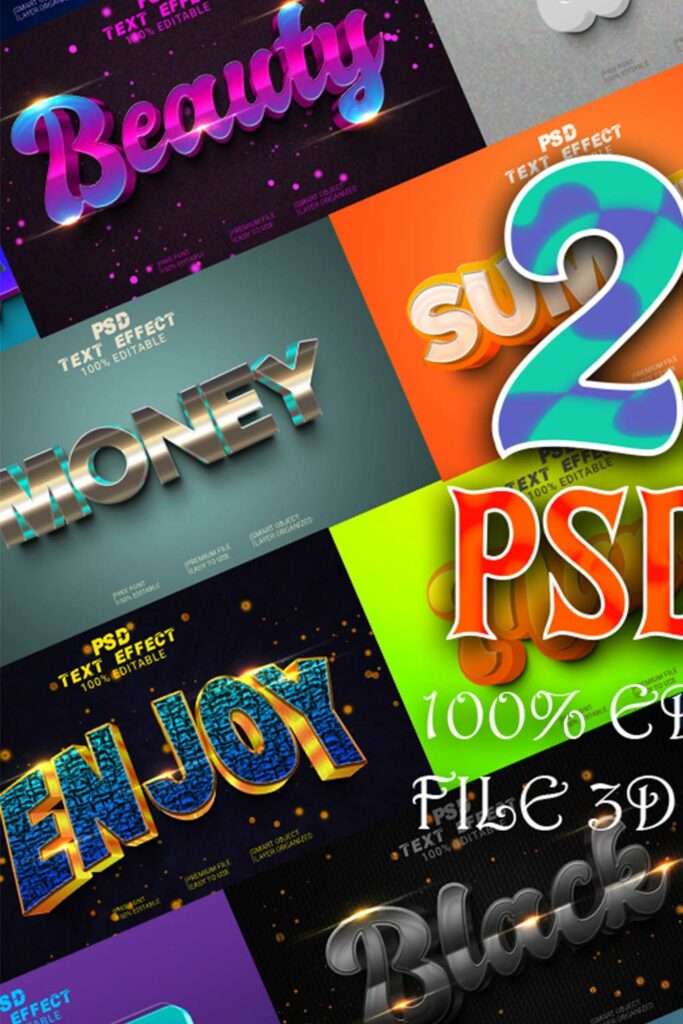 Text Style PSD File - MasterBundles