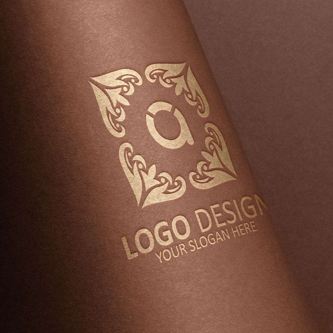Creative Luxury A Logo Design Template cover image.