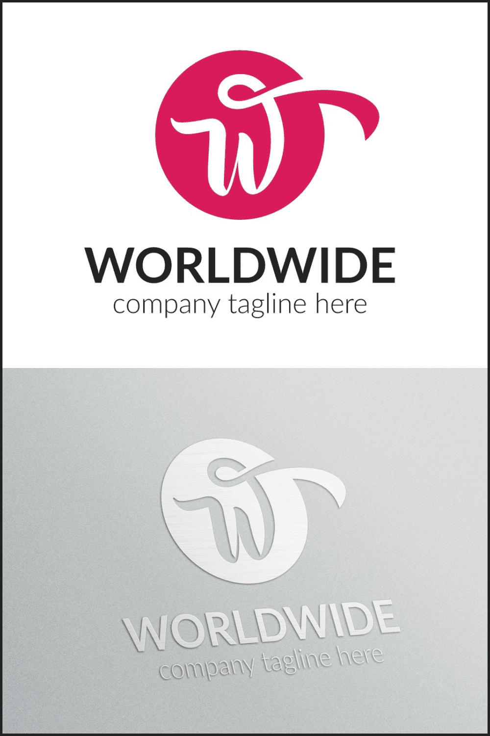3 worldwide letter w logo