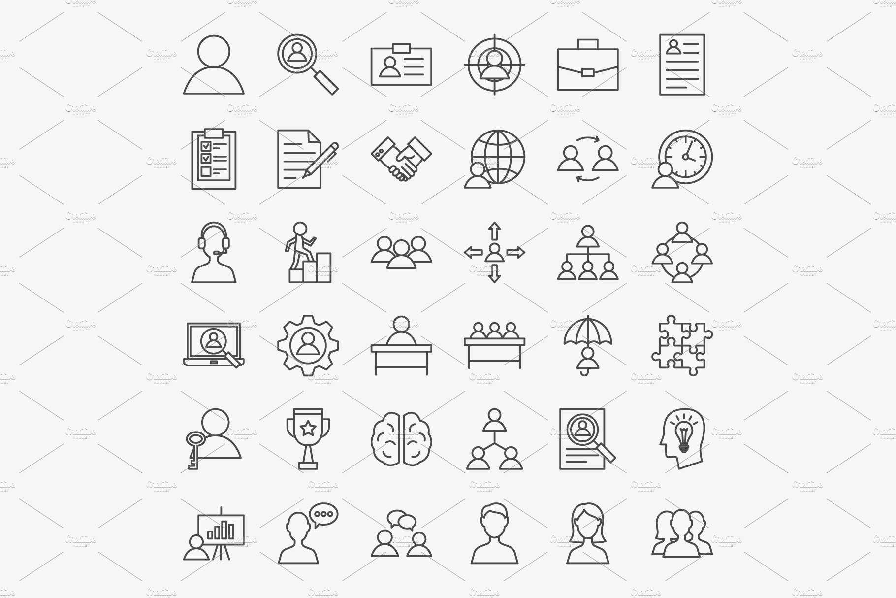 Simple icons for interesting presentations.