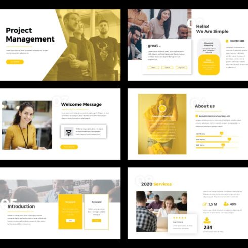 Project Management Powerpoint Template | Master Bundles