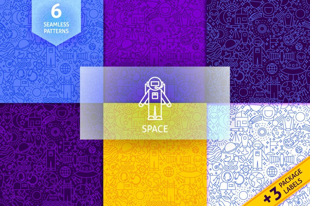 Space Line Tile Patterns – MasterBundles
