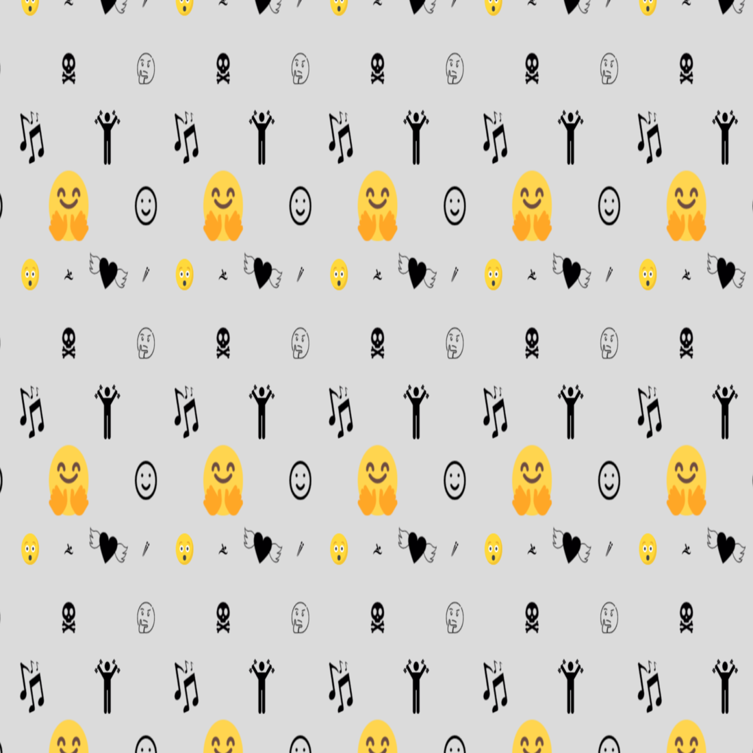 Amazing 8 Emoji Patterns preview image.