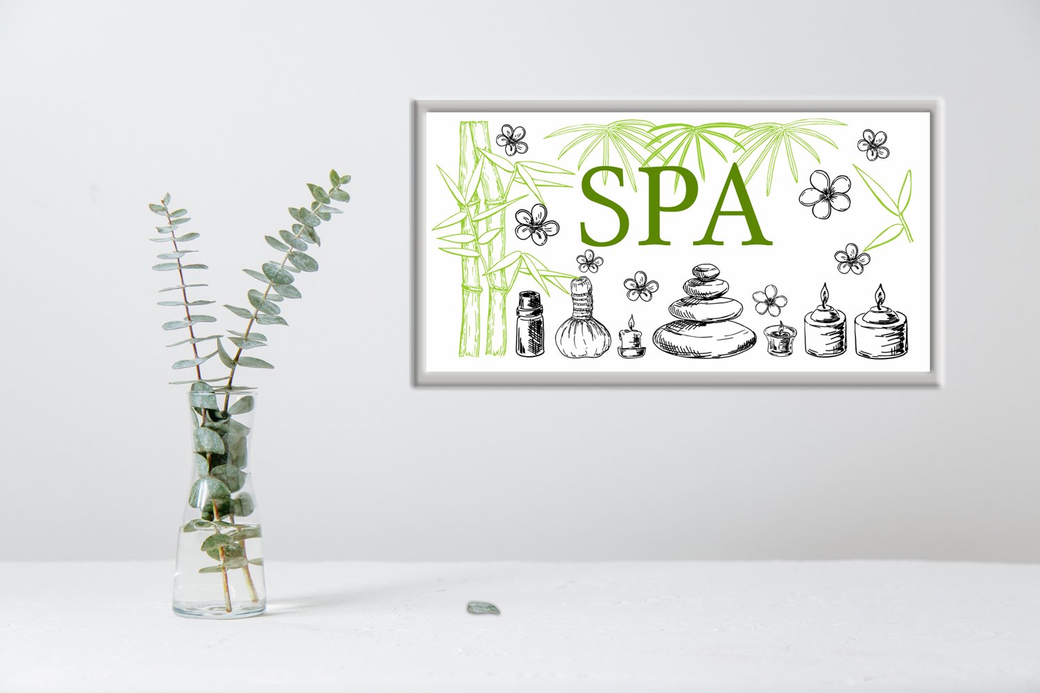 Decorate your spa center.
