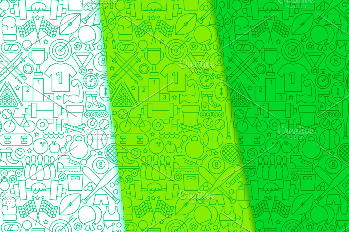 Some green patterns options.