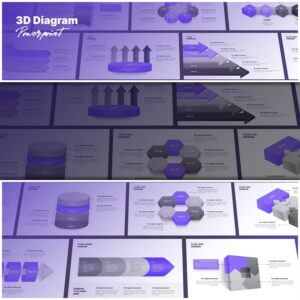 3D Diagram Powerpoint Template – MasterBundles