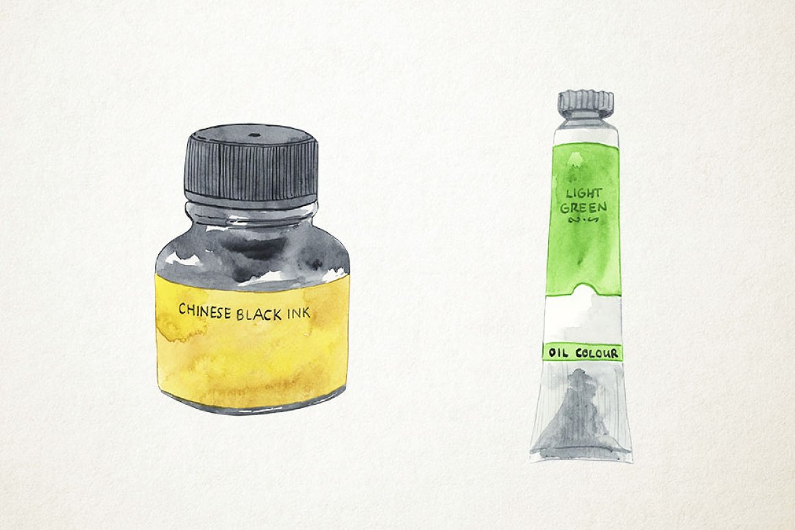 Two paints for your future illustration.