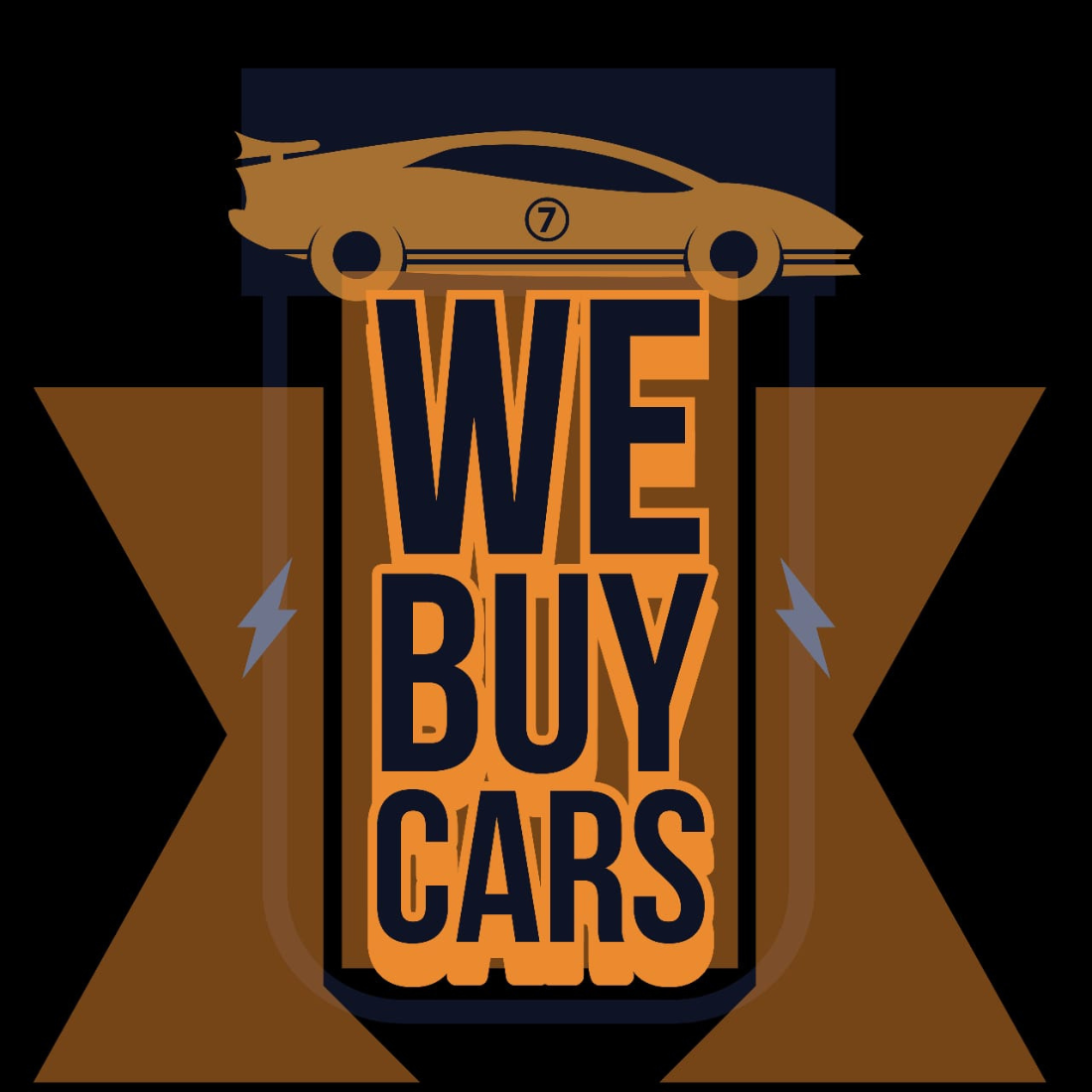 We Buy Cars Business Logos cover image.