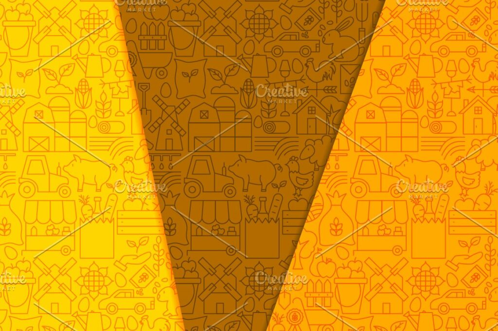 Farming Line Tile Patterns MasterBundles