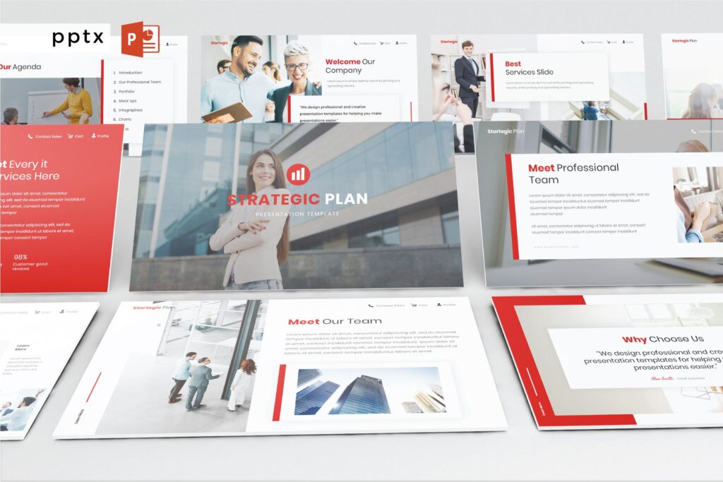 STRATEGIC PLAN - Powerpoint V434 – MasterBundles