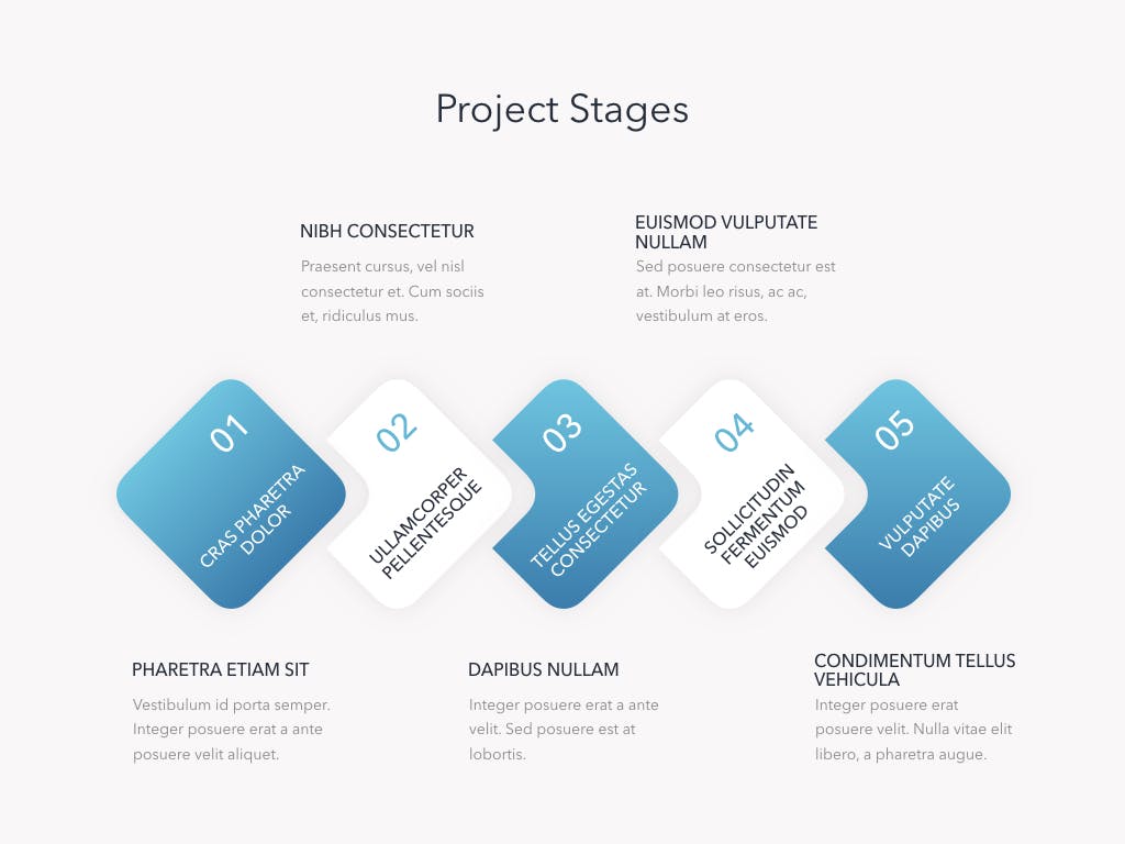 Project stages.