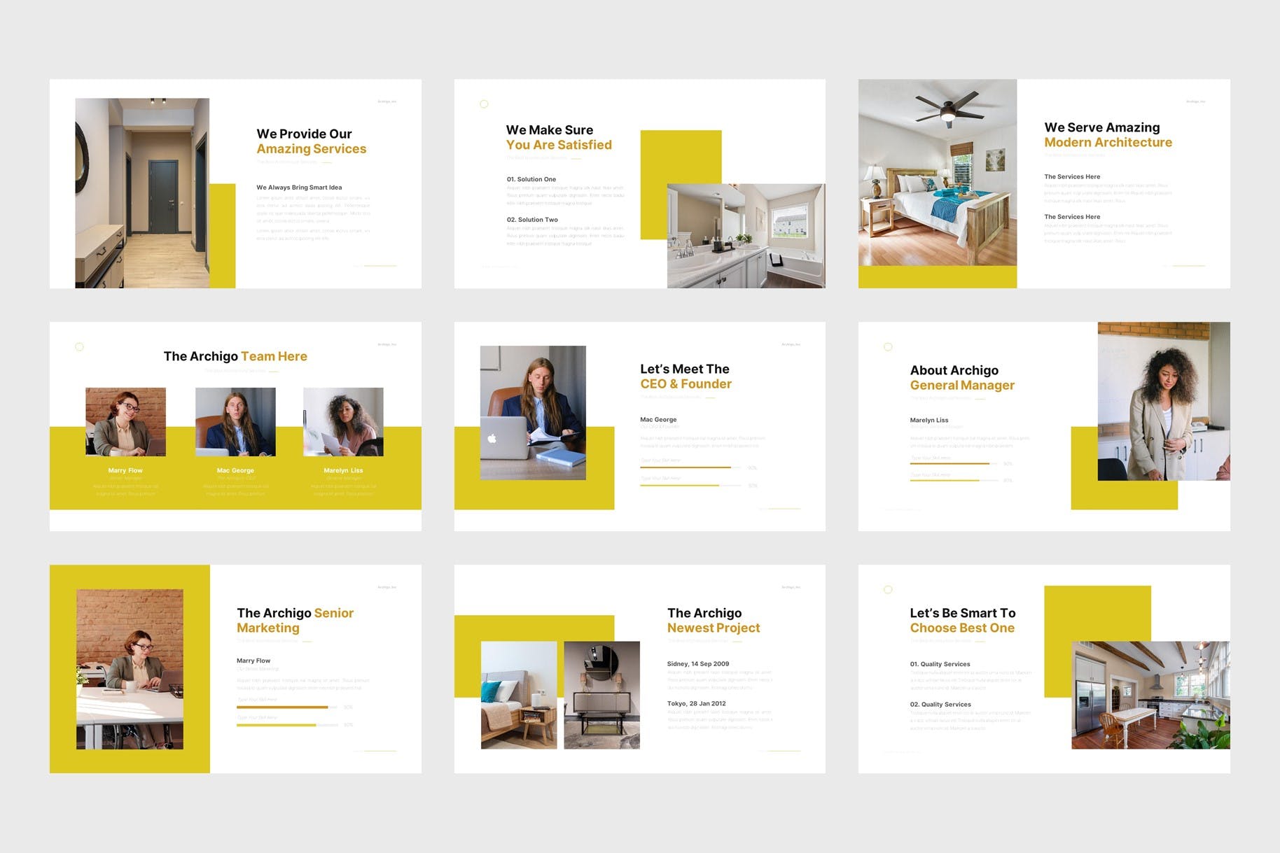This template can be used for presenting your architecture plan, business, creative ideas, startups project, education learning and many more.