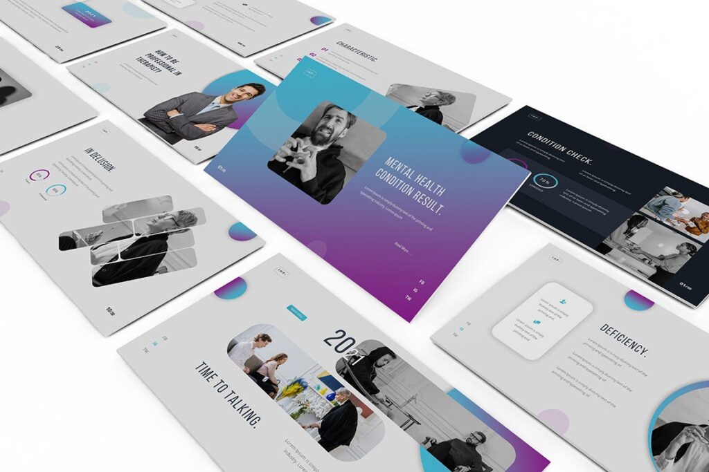 Inhealth Psychology Powerpoint Presentation Template – MasterBundles