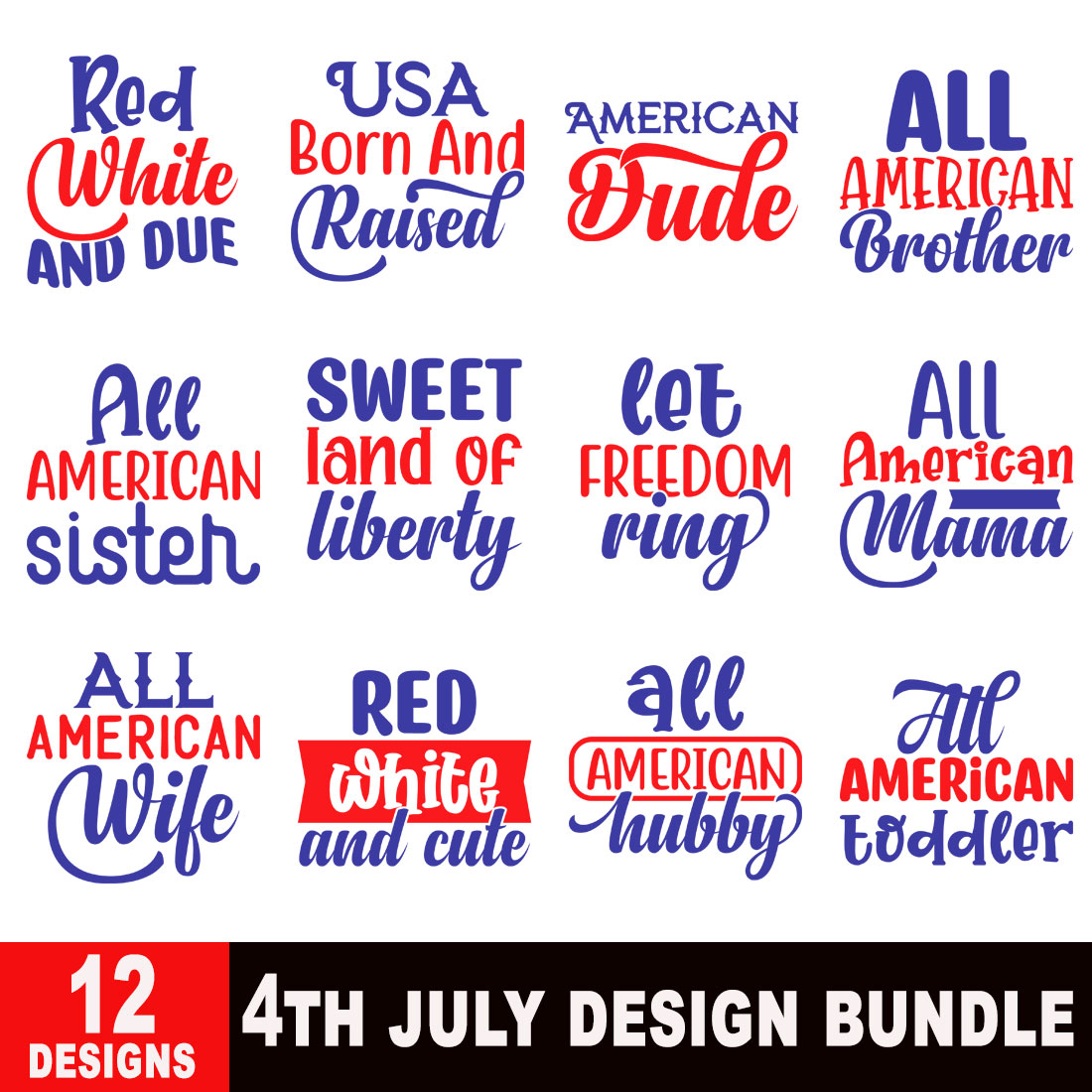 4th July Quotes Designs