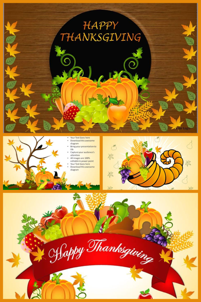 35+ Premium and Free Thanksgiving PowerPoint Presentation Templates for