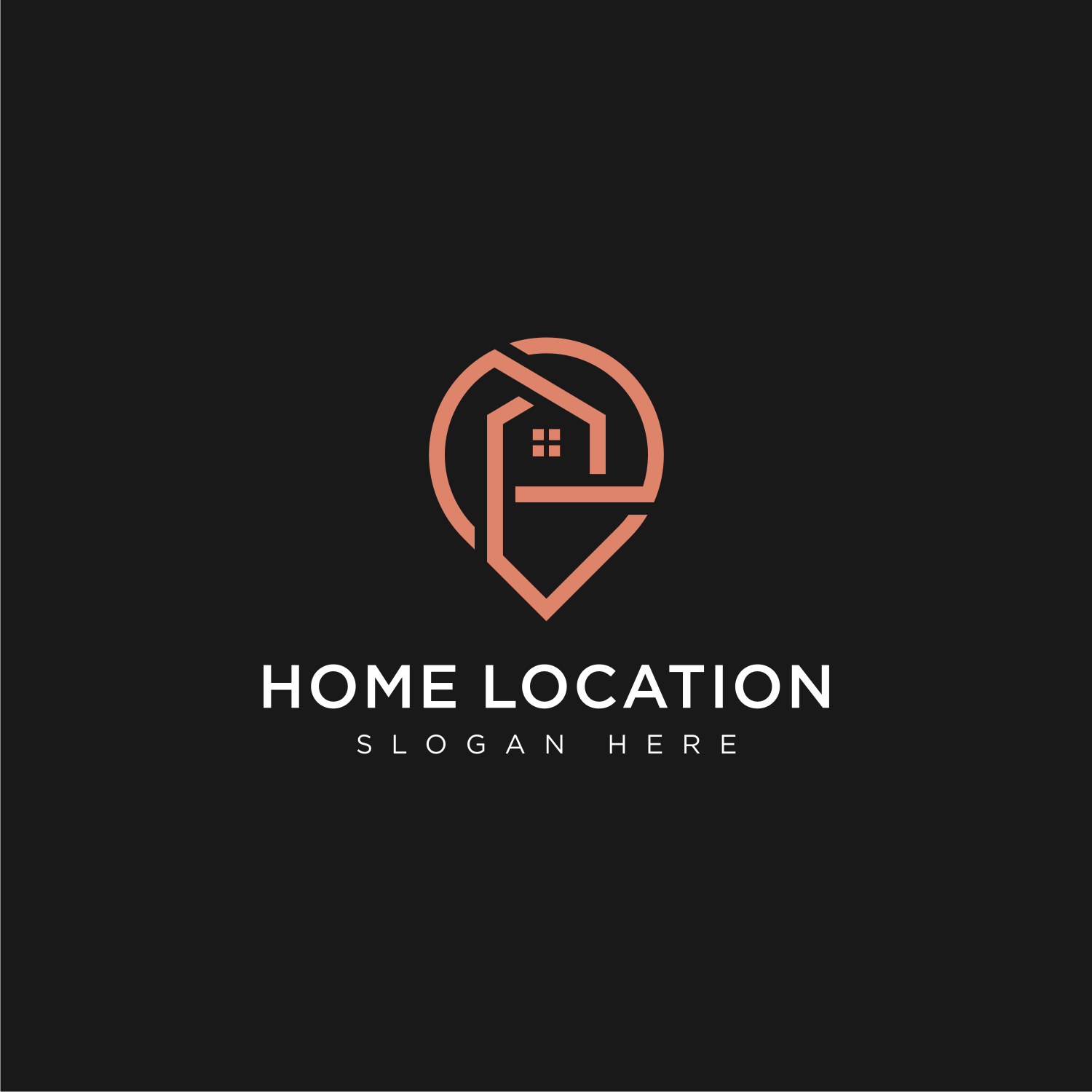 Home Location Logo Templates.