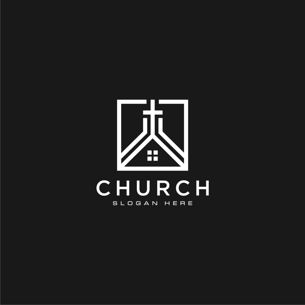 church home logo design vector, 3 logo - MasterBundles